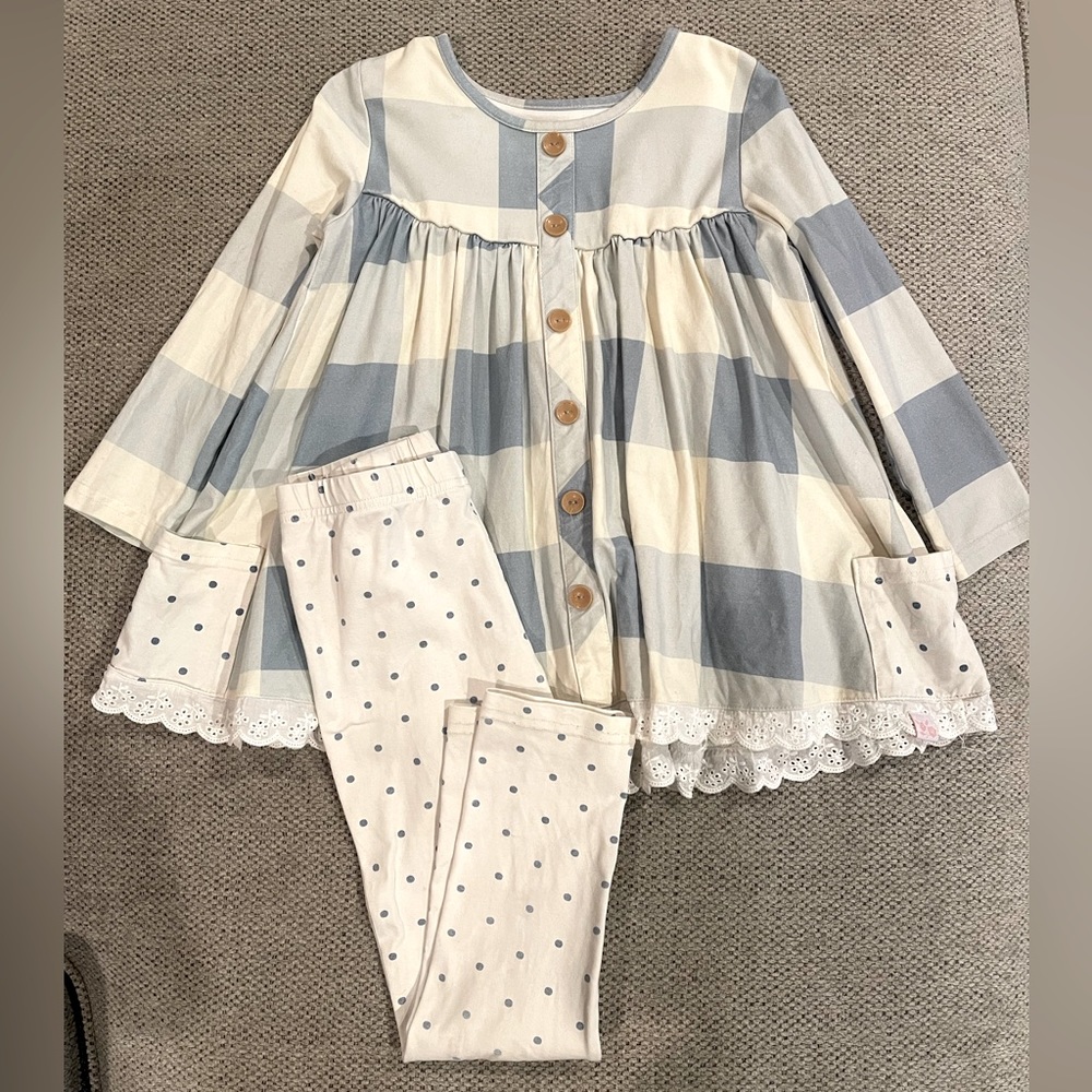 SweetHoney clothing long sleeve set size 6Y